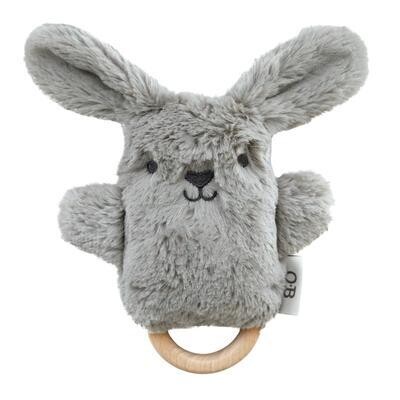 Soft Rattle Toy | Bodhi Bunny Grey