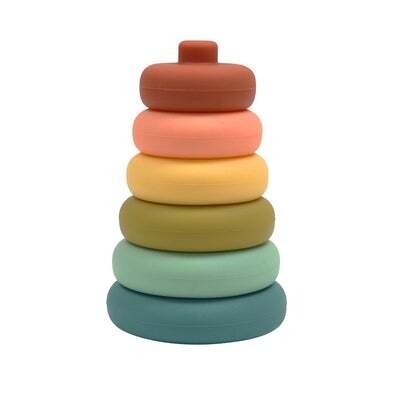 Silicone Stacker Tower | Cherry
