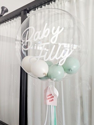 Balloon Bubble with Personalised Message