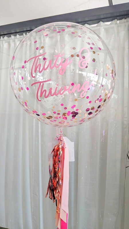 Confetti Bubble with Personalised Message