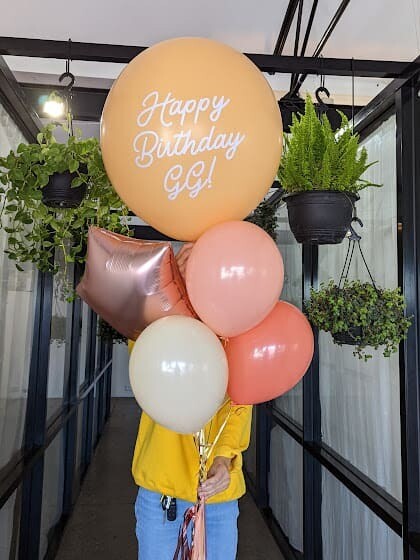 Colour Bubble with Personalised Message