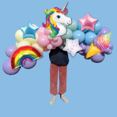 Magic Colourbomb Balloon Garland - Grab & Go (2 metres)