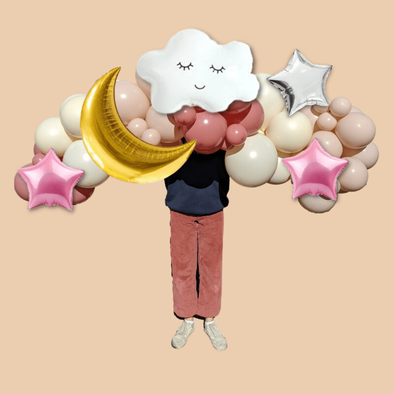 Goodnight Baby Balloon Garland - Grab & Go (2 metres)