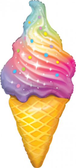 Rainbow Ice-Cream (not inflated)