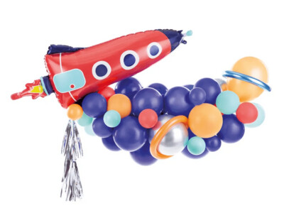 Space Balloon Garland (not inflated)