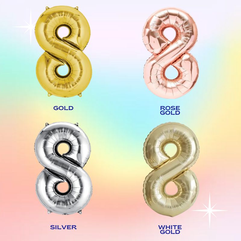Number Balloons - 1 Hour Click & Collect