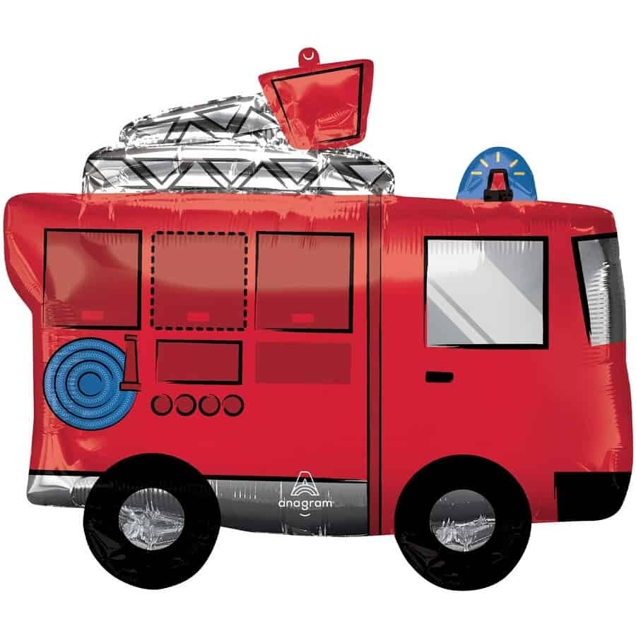 Fire truck (not inflated) Fire truck (not inflated)