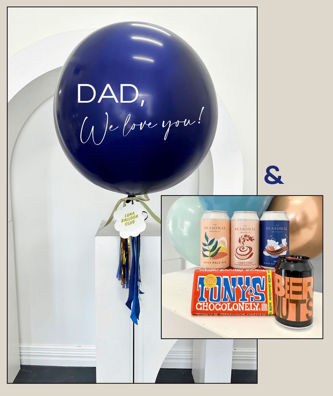 Dad's Balloons & Gift Set (Small) Dad's Balloons & Gift Set (Small)