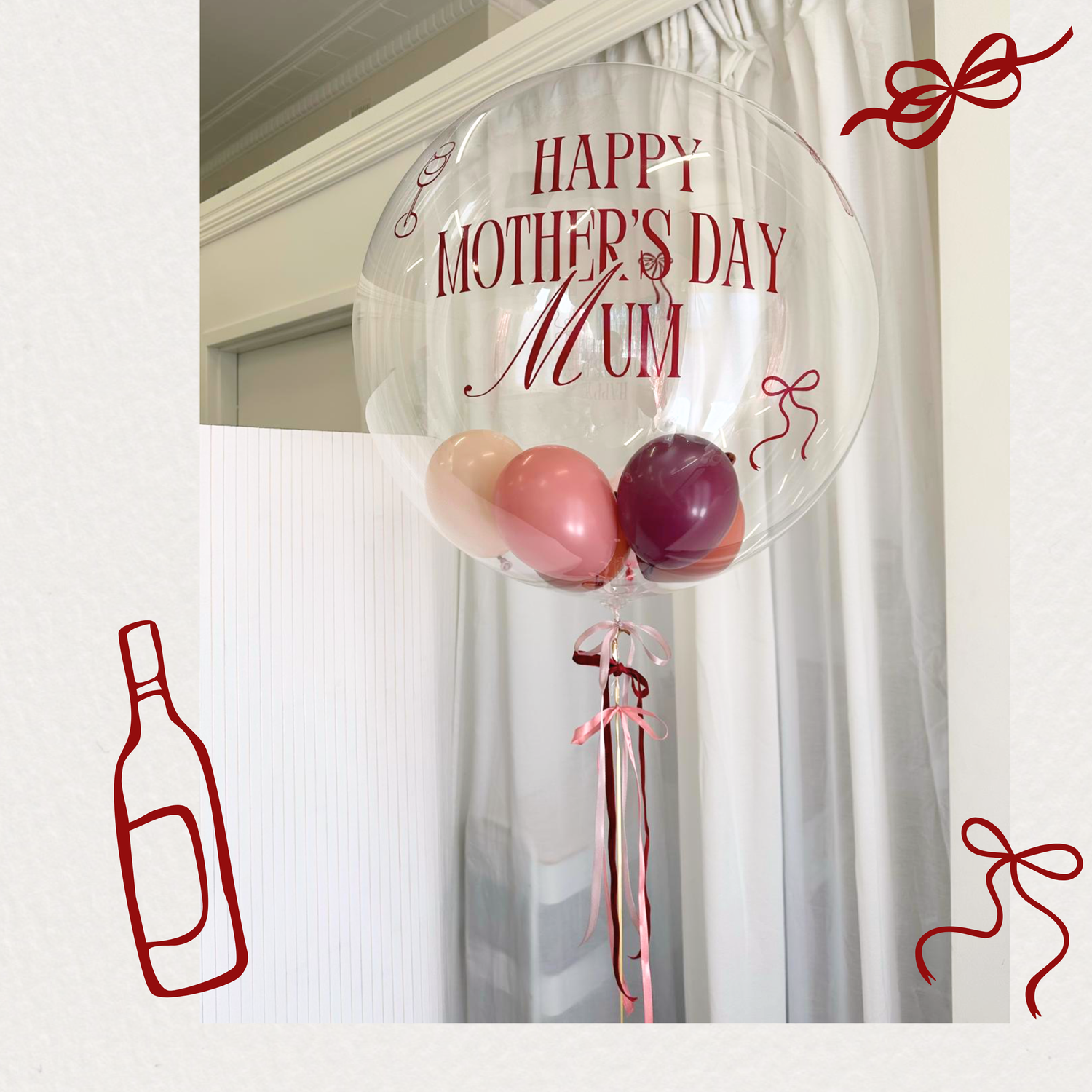 Lots of Love Personalised Bubble - Dear Mum, With Love Collection