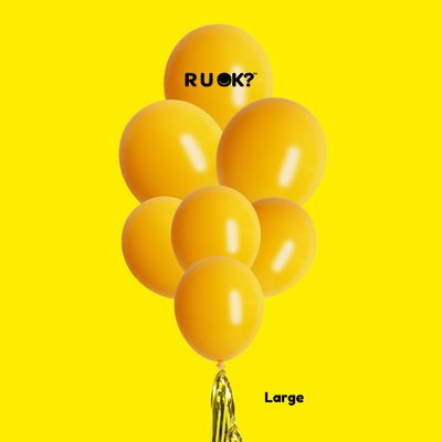 Latex Bunches - R U OK Day ($5 donated) Latex Bunches - R U OK Day ($5 donated)