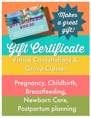 Earth Mama Birth Gift Certificate