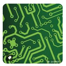 PA Green circuit board