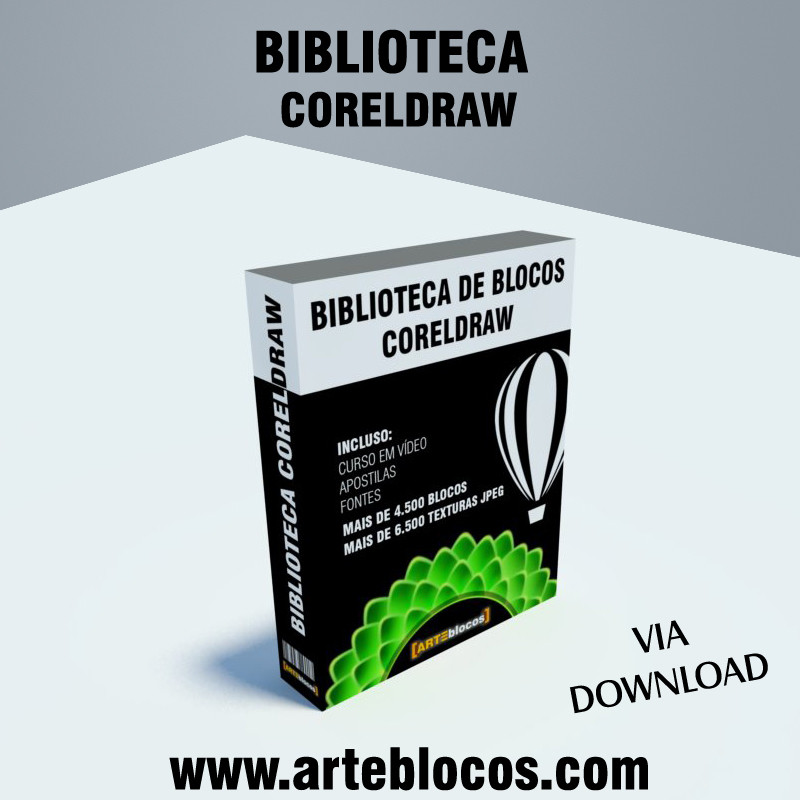 Biblioteca de blocos para Coreldraw