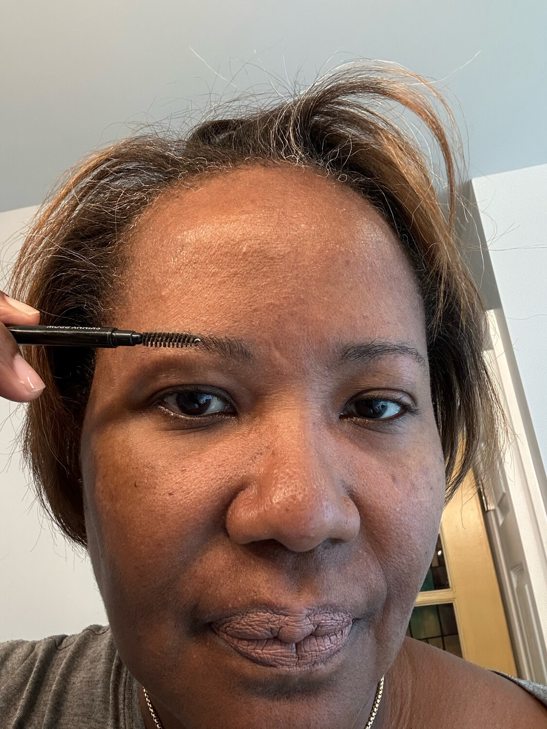 Dual Eyebrow Pencil &amp; Brush Dark Brown