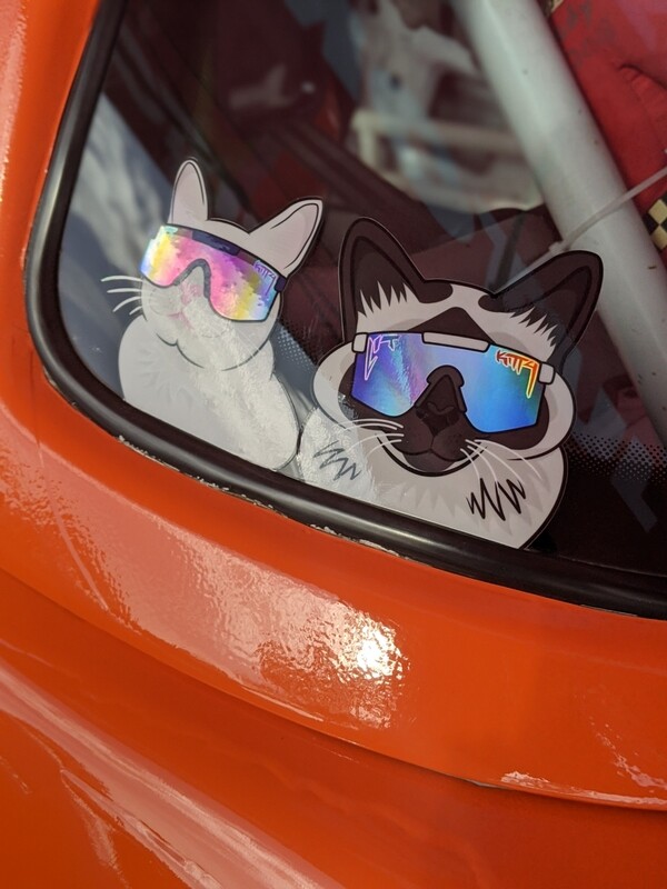 Lit Kitty Stickers