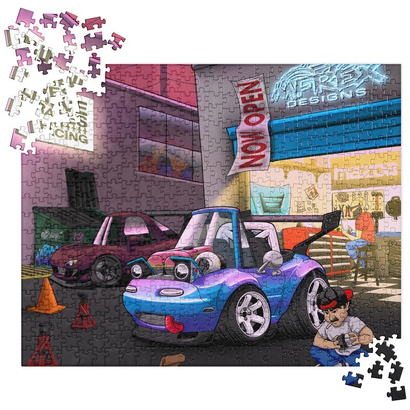 Miata and RX7 Tooned Puzzle