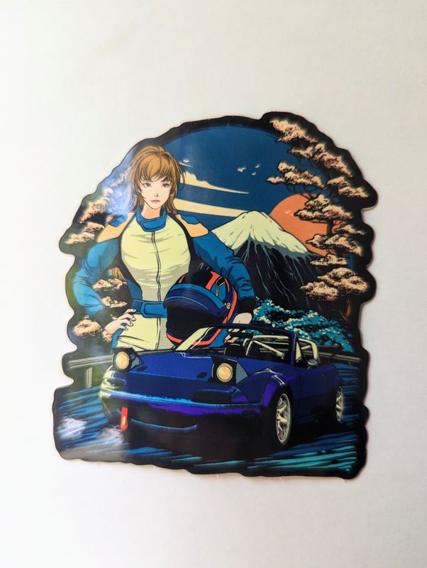 Touge Miata Sticker