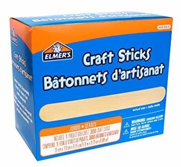 300 Jumbo Craft Sticks