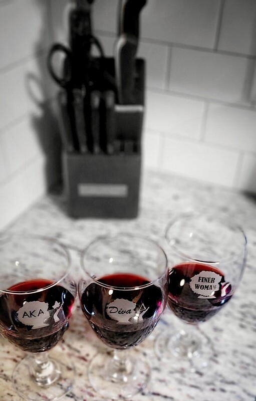 Sorority Wine Glasses