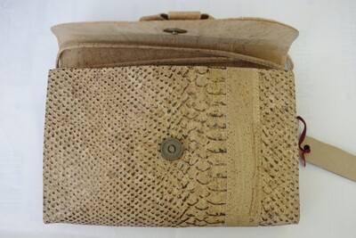 CORK PURSE CHOPPED WITH FLOWER