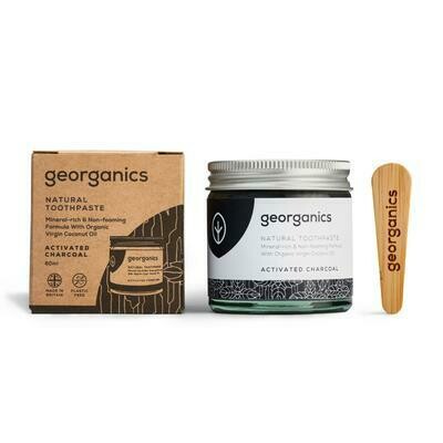 GEORGANICS WHITENING ACTIVATED VEGETABLE CHARCOAL TOOTHPOWDER 60ml