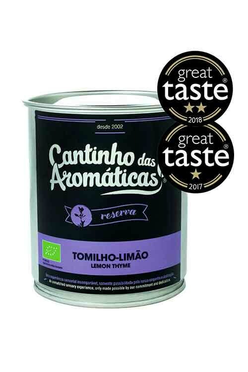 CANTINHO DAS AROMÁTICAS ORGANIC LEMON THYME TISANE RESERVE BATCH TIN 40g