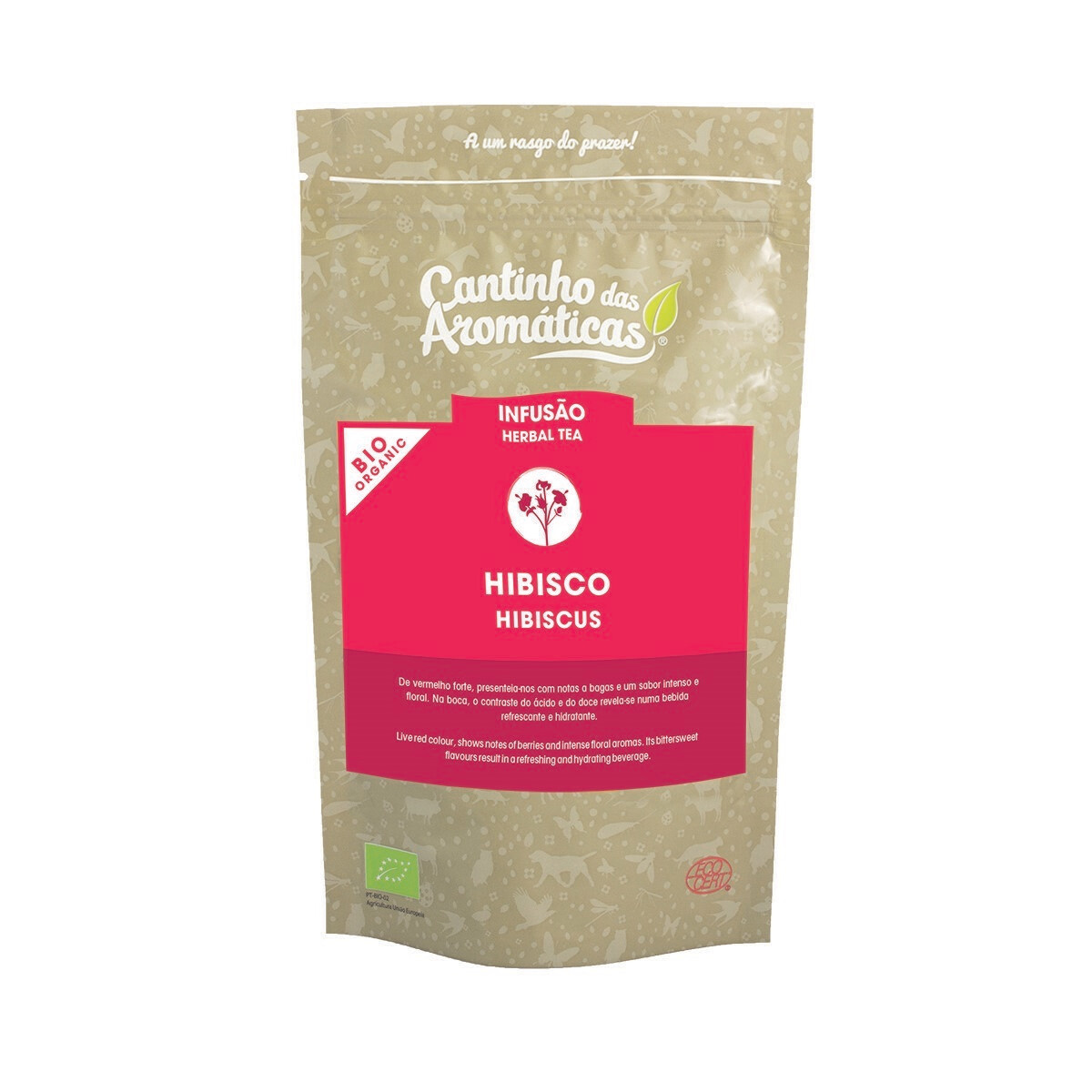 CANTINHO DAS AROMÁTICAS ORGANIC HIBISCUS TISANE 40g