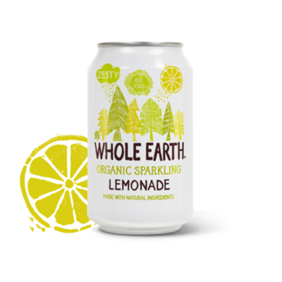 WHOLE EARTH ORGANIC SPARKLING LEMONADE DRINK 330ml