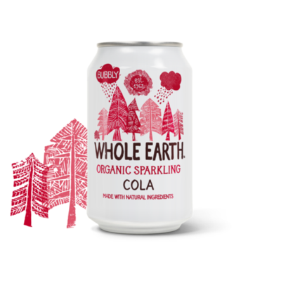 WHOLE EARTH ORGANIC SPARKLING COLA DRINK 330ml
