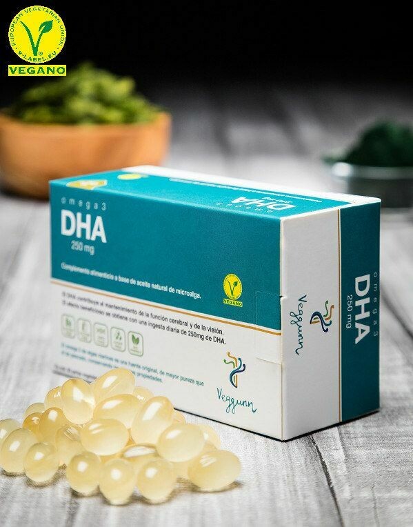 VEGGUNN OMEGA 3 DHA 250mg 60 VCaps