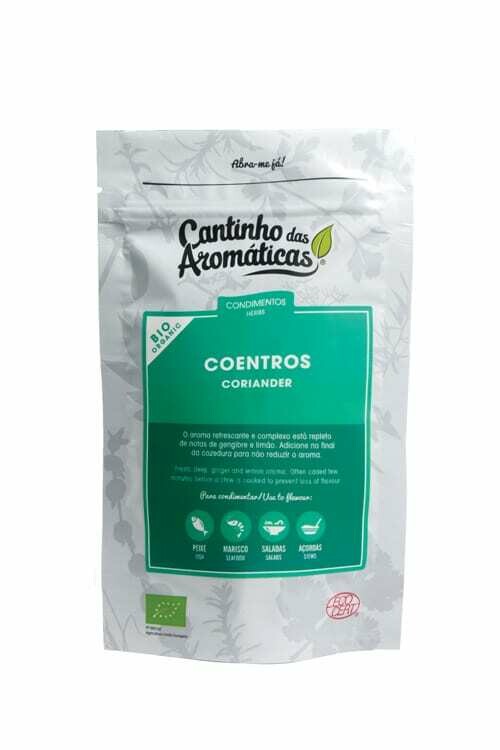 CONDIMENTO COENTROS FOLHA BIO CANTINHO DAS AROMÁTICAS 20g