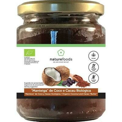 NATUREFOODS ORGANIC COCONUT BUTTER CACAO 250g