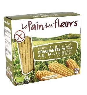 LE PAIN DES FLEURS ORGANIC CORN CRISPBREAD 150g