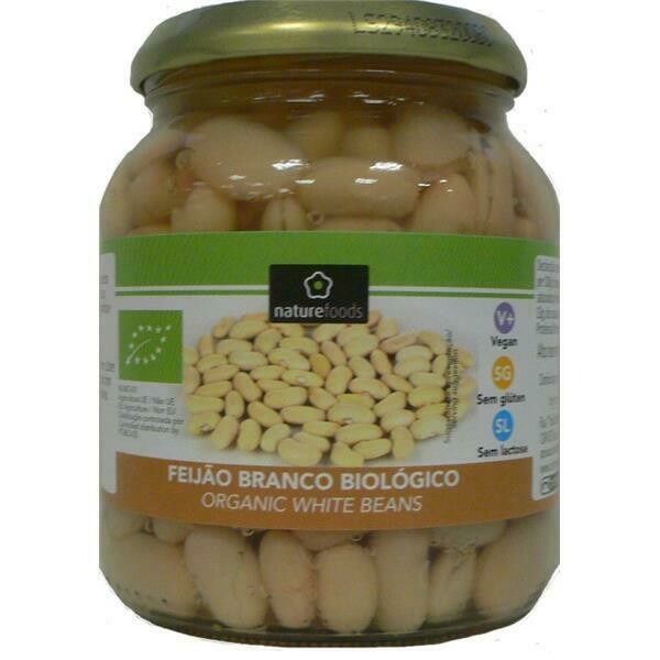 NATUREFOODS ORGANIC COOKED WHITE BEANS 360g
