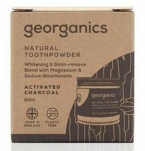 GEORGANICS WHITENING ACTIVATED VEGETABLE CHARCOAL TOOTHPOWDER 60ml