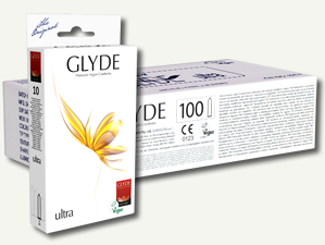 GLYDE ULTRA CONDOMS 10X/100X