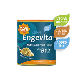 ENGEVITA NUTRITIONAL YEAST FLAKES WITH VITAMIN B12 125g