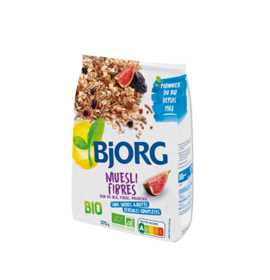 BJORG ORGANIC MUESLI FIBRE 375g