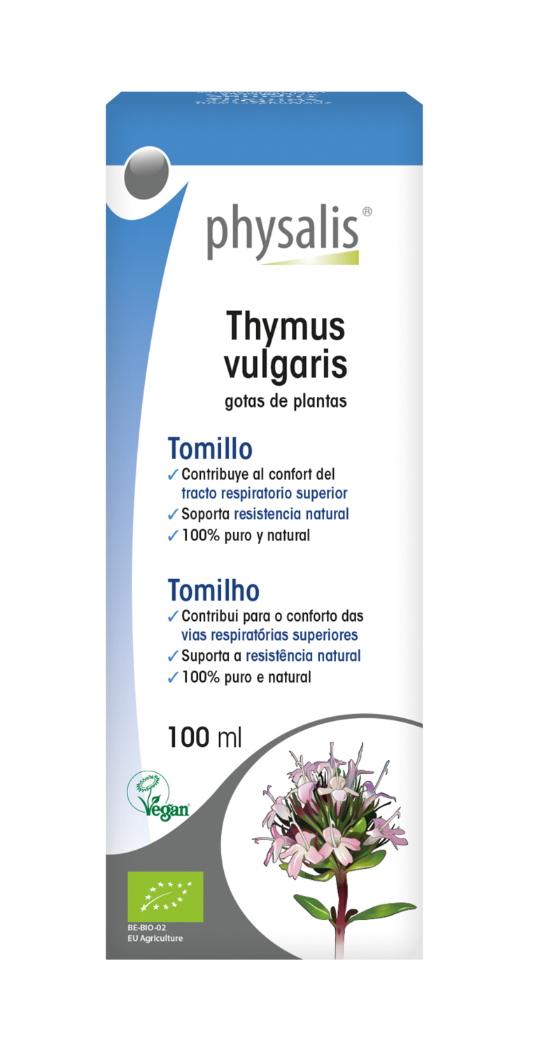 PHYSALIS ORGANIC THYME (Thymus vulgaris) DROPS 100ml