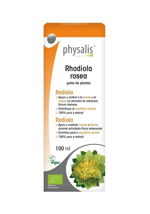PHYSALIS ORGANIC GOLDEN ROOT (Rhodiola rosa) DROPS 100ml