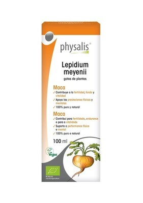 PHYSALIS ORGANIC MACA (Lepidium meyenii) DROPS 100ml [09/2024]