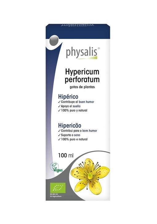 PHYSALIS ORGANIC ST JOHN'S WORT (Hypericum perforatum) DROPS 100ml