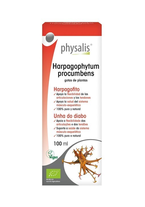 PHYSALIS ORGANIC DEVIL'S CLAW (Harpagophytum procumbens) DROPS 100ml