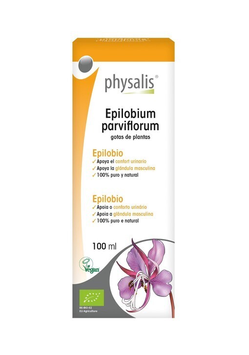 PHYSALIS ORGANIC HOARY WILLOWHERB (Epilobium parviflorum) DROPS 100ml