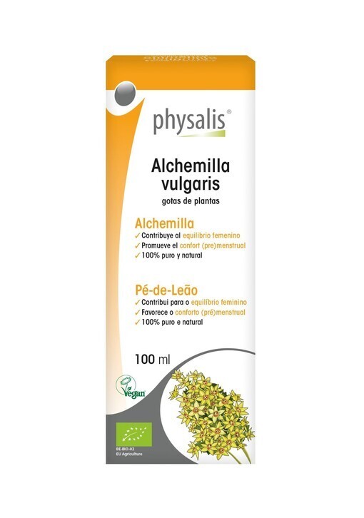 PHYSALIS ORGANIC LADY'S MANTLE (Alchemilla vulgaris) DROPS 100ml