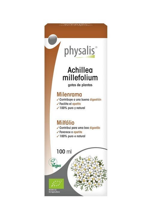 PHYSALIS ORGANIC YARROW (Achillea millefolium) DROPS 100ml