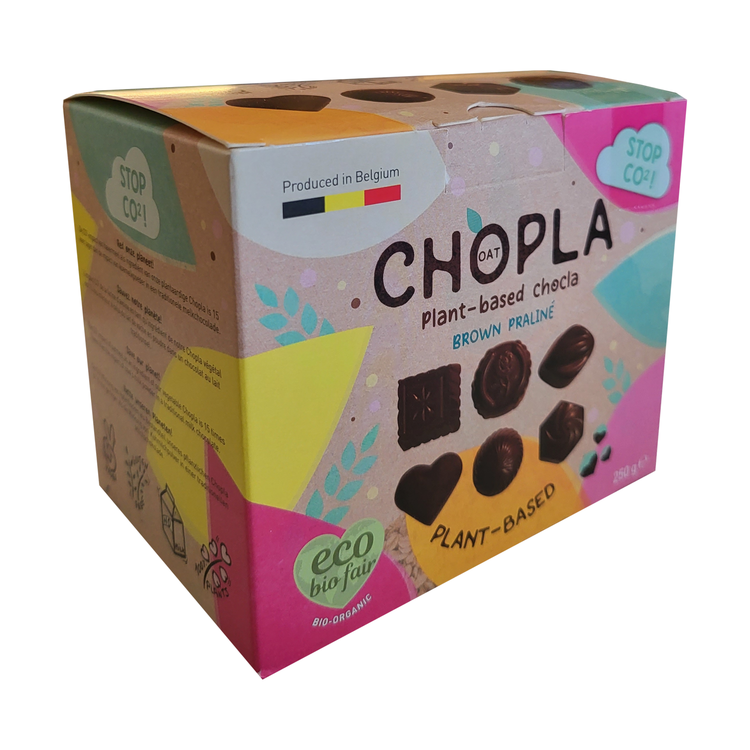 CHOPLA ORGANIC PRALINE CHOCOLATE BOX 250g