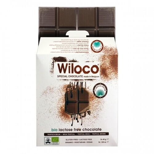 WILOCO ORGANIC BROWN CHOCOLATE 2x45g