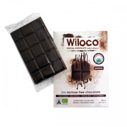 WILOCO ORGANIC PRALINE BROWN CHOCOLATE 90g