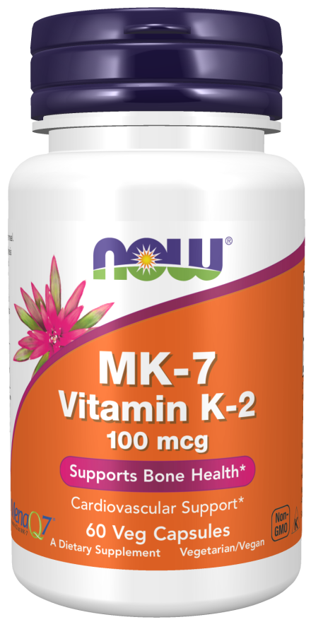 Now Vitamin K2 MK7 100µg NOW 60 VCaps